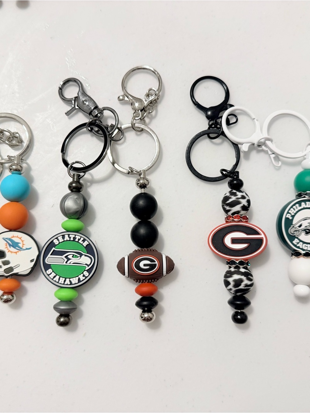 Atlanta Bulldogs Black & Orange Kids Keychain